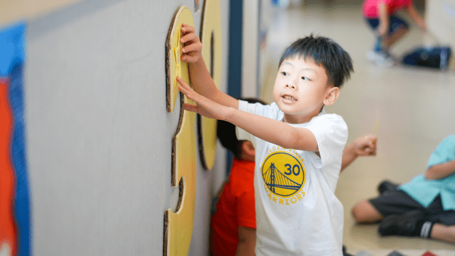 一年级学生用"装扮"纪念第一个“入学满月日” - 30days